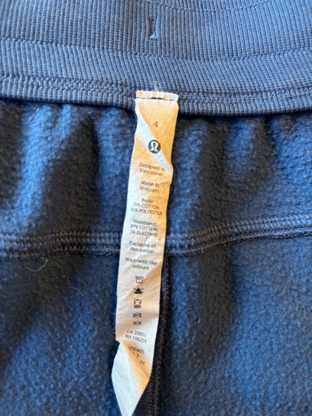 Lululemon Scuba Mid-Rise Wide-Leg Pants Pitch Blue Size 4 31” Inseam - Picture 10 of 16